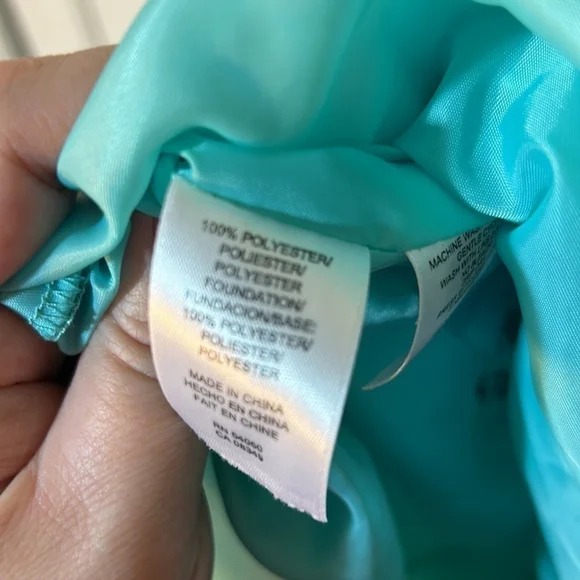 Evan Picone mint lace, sleeveless midi dress fairycore Size 10 - Picture 6 of 8